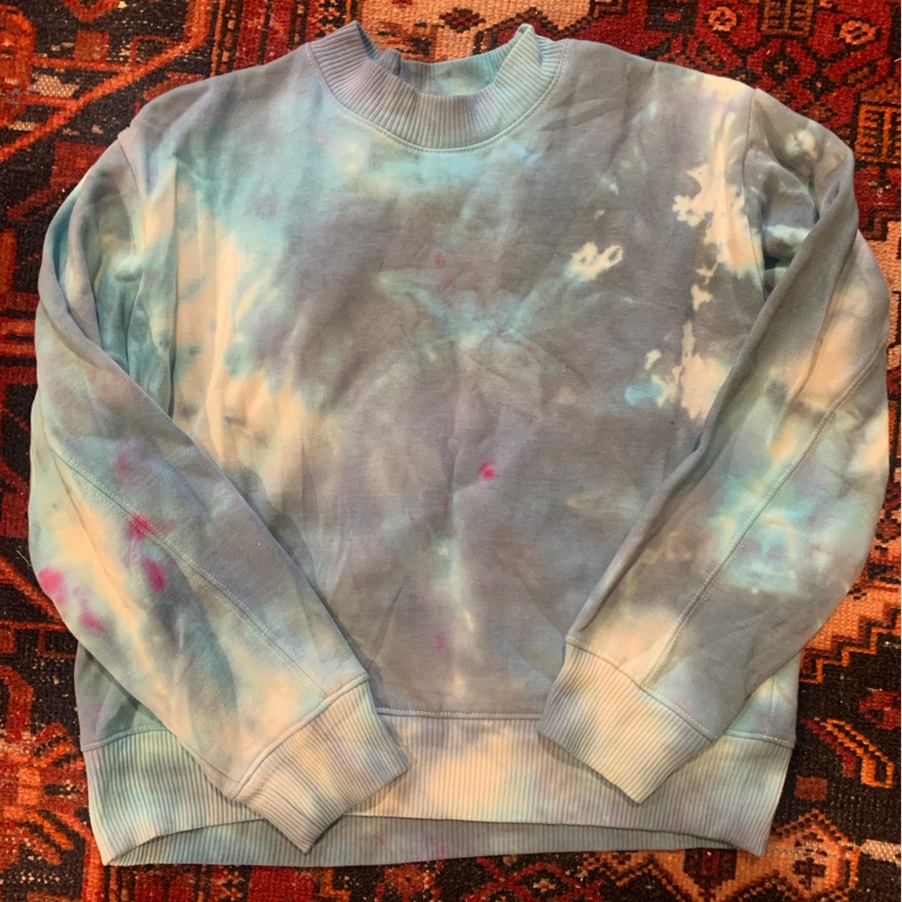Target hand tie dyed sweatshirt size XS